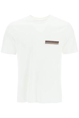 Pre-owned Paul Smith T-shirt  Men Size L M1r306uh00088 1 White