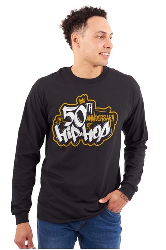 The 50th Anniversary of Hip Hop Logo Long Sleeve TShirt Men Women