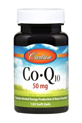 Carlson Laboratories CoQ10 50 мг 120 мягких таблеток