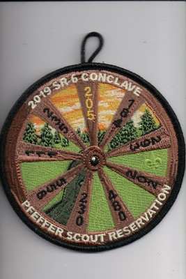 2019 SR-6 Conclave Pfeffer Scout Reservation OA patch