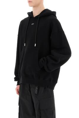 Pre-owned Off-white Hoodie Skate Hood E Logo Off Ombb085c99fle010 Black Sz.s 1001