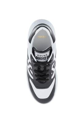 Pre-owned Versace Sneakers Odissea Greca Man Sz.7 Eur.40 10081241a08542 Multi 2b020 In Multicolor