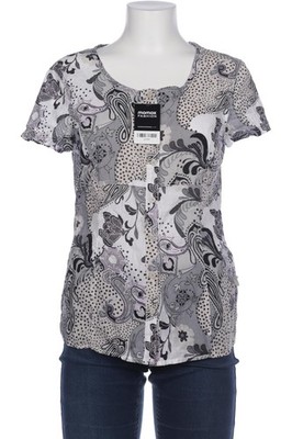 CECIL Bluse Damen Oberteil Hemd Hemdbluse Gr. M Baumwolle Grau #qz4lbjr