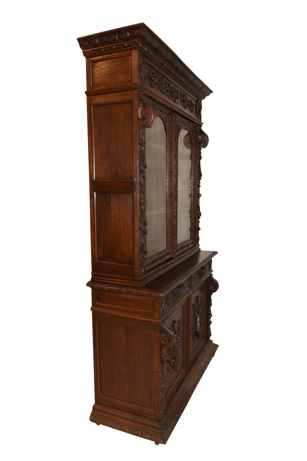 Wonderful Antique French Hunt Cabinet, Oak, 19th Century