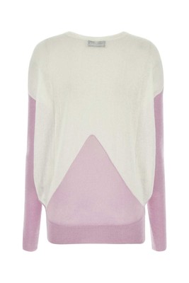 Pre-owned Vivienne Westwood Two-tone Nylon Blend Sweater In O401
