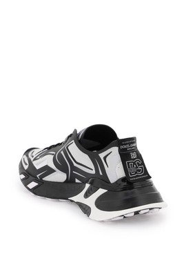 Pre-owned Dolce & Gabbana Fast Sneakers In White/black