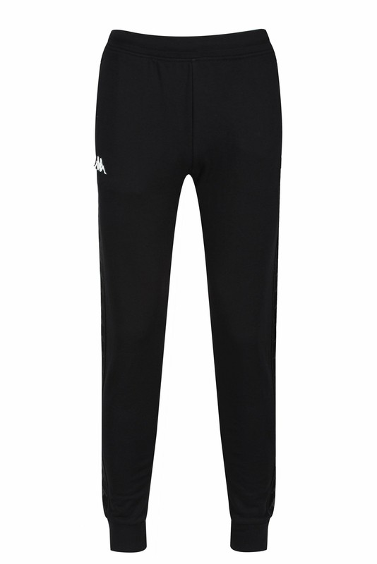 kappa black joggers mens