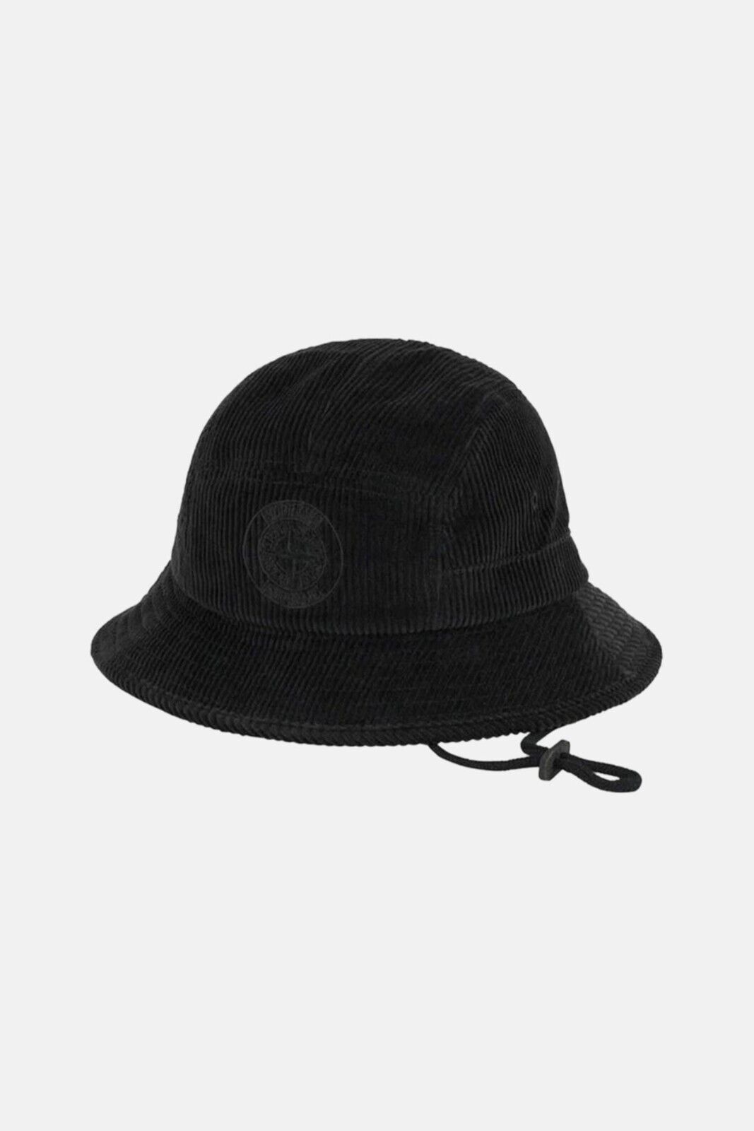 Supreme X Stone Island Corduroy Bucket Crusher Hat Black S M Supreme X Stone Island Corduroy Bucket Crusher Hat Black S M