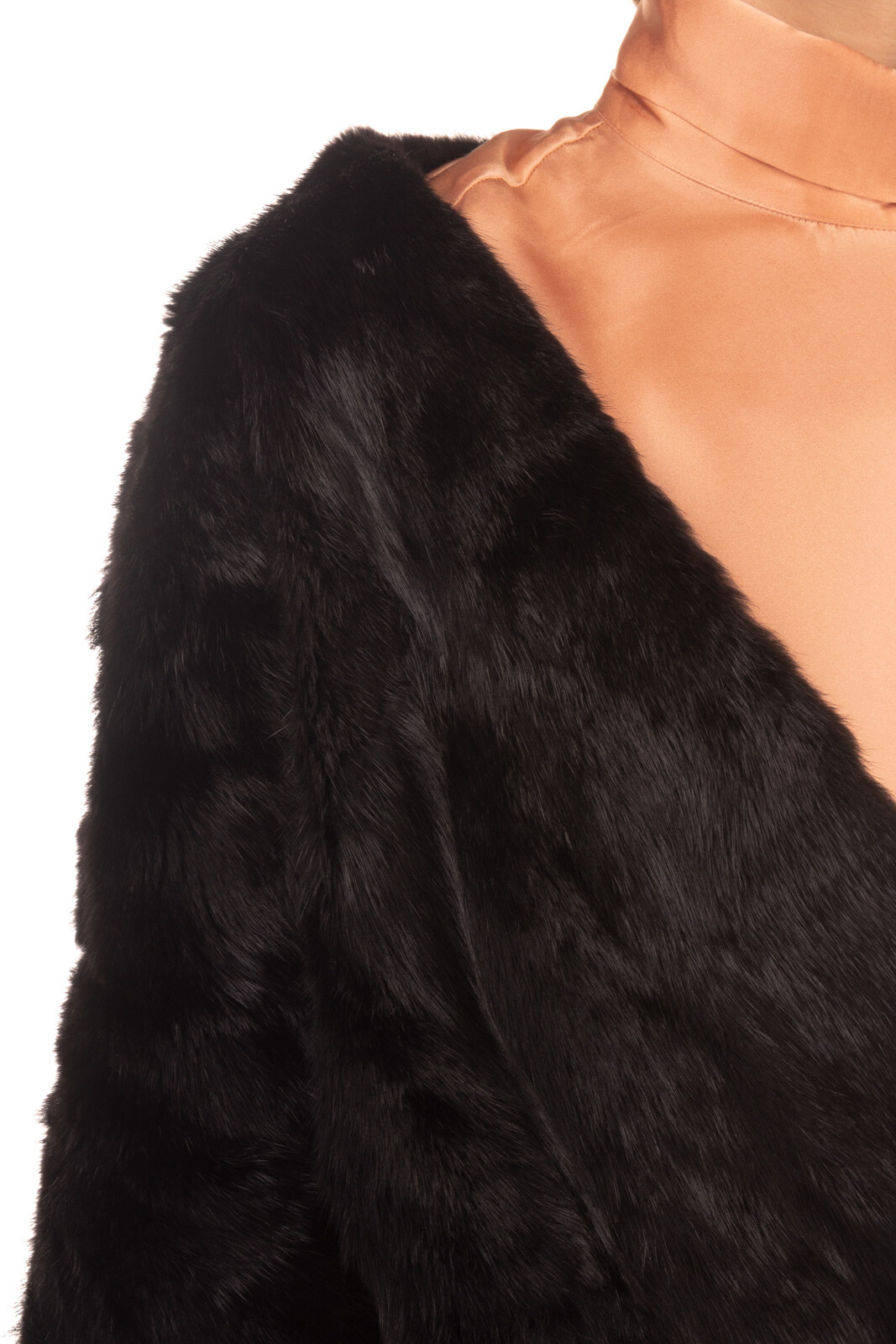 Pvp 2515 Gucci Nutria De Piel Chaqueta Talla 44 L Envoltura Frente Y Cuello Hecho En Italia Ebay