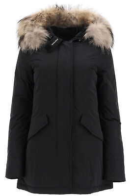 Pre-owned Woolrich Luxury Arctic Parka With Murmasky Fur In Black