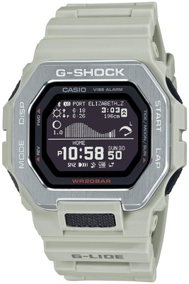 Pre-owned Casio G-shock Men's Watch Gbx-100-8jf Sports Surfing Bluetooth Japan Pre