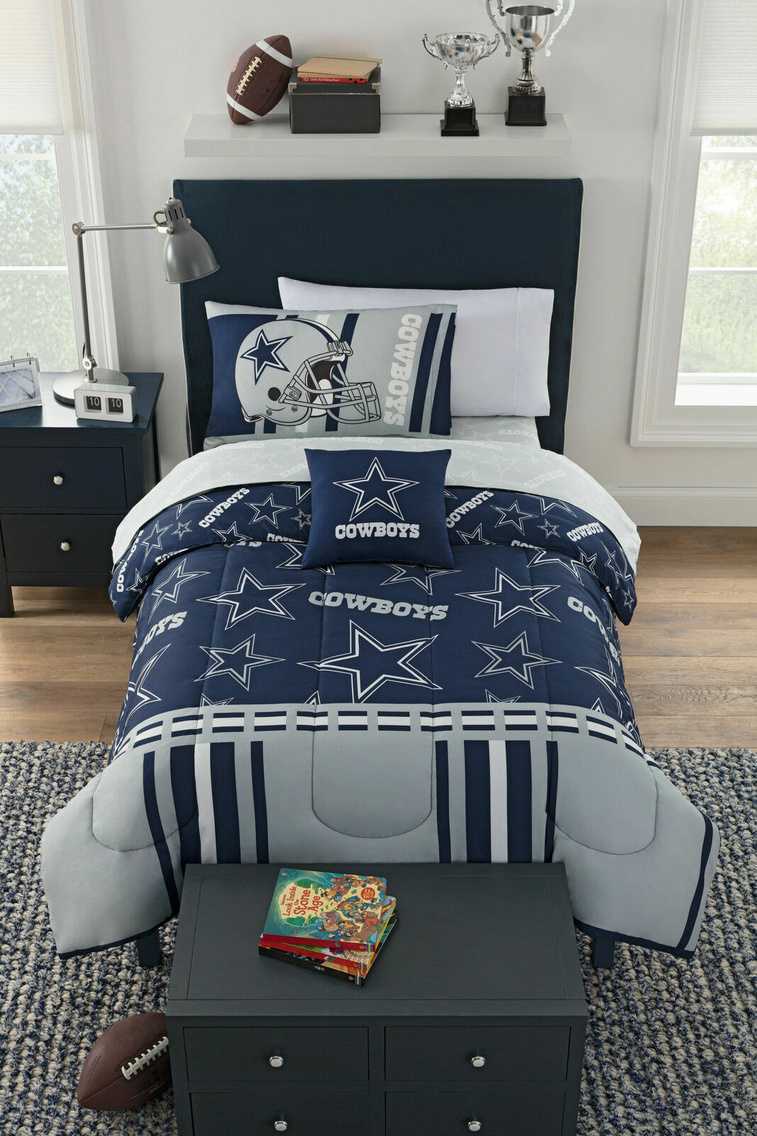 Sports Outdoors Nfl Dallas Cowboys Micro Fiber Sheet Set
