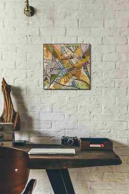 Epic Graffiti 'Modern Map of D.C.' by Nikki Galapon Giclee Canvas Wall Art