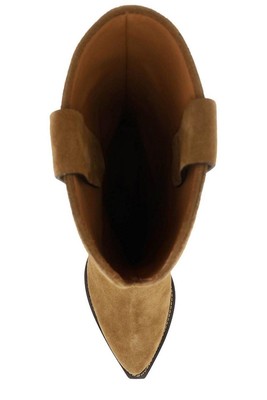 Pre-owned Isabel Marant Duerto Pointed Toe Boots In Brown
