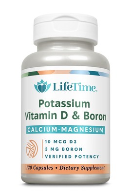 LifeTime Cal Mag с калием, витамином D и бором, 120 капсул