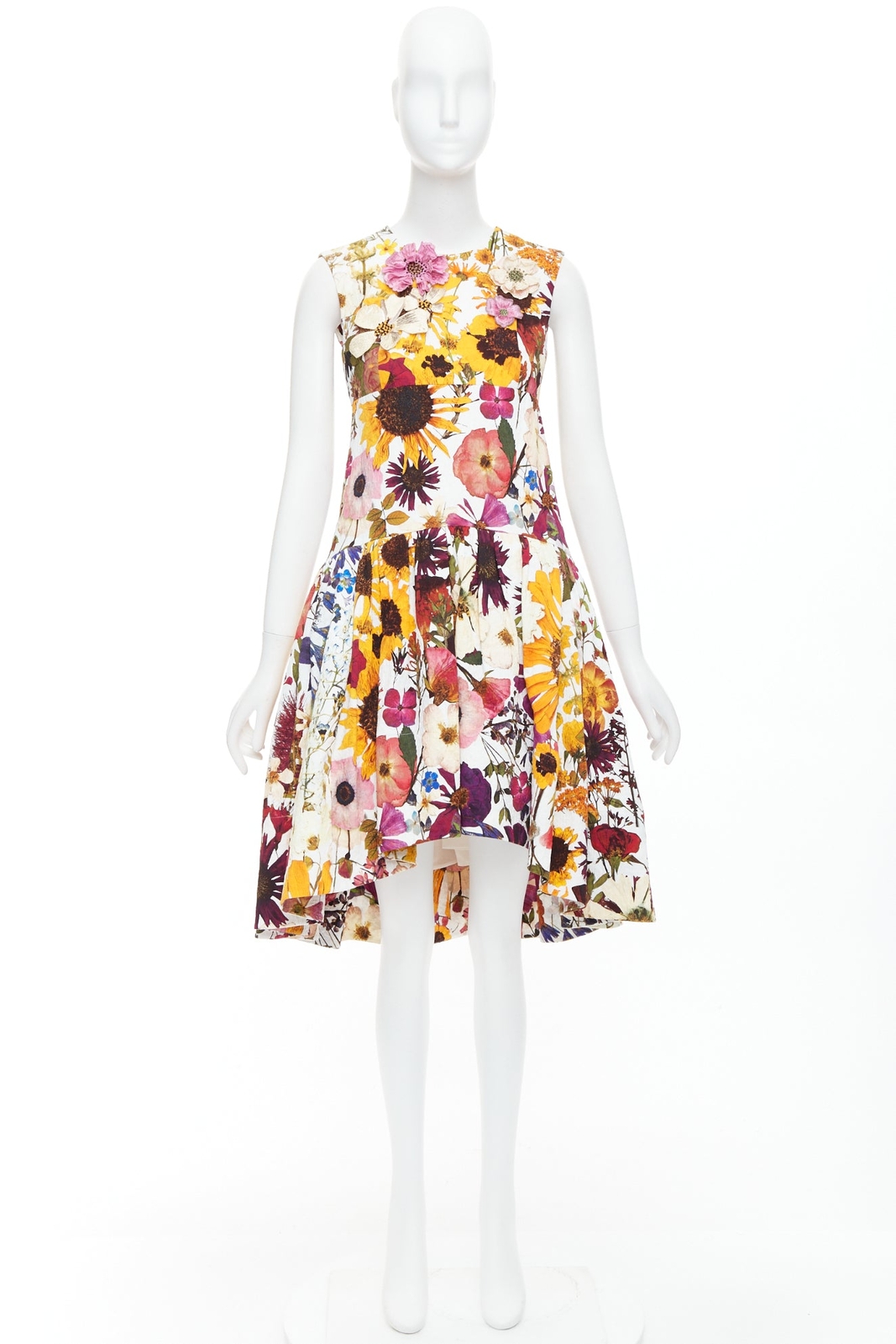 ワンピース Herlipto Le Negresco Floral Dress M sky Fubail / Le Negresco Floral Dress