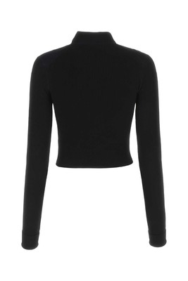Pre-owned Dion Lee Black Viscose Blend Top