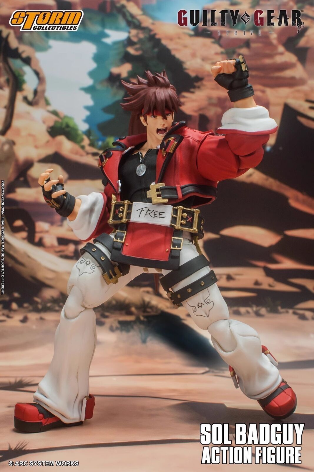Storm Toys SOL BADGUY アクションフィギュア ACSB01B New Storm Toys ACSB01 GUILTY GEAR Sol Badguy 1/12 Action Figure