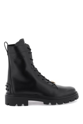 Pre-owned Tod's Leather Ankle Boots In Black