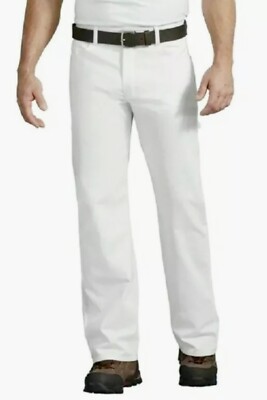 New Genuine Dickies Painters Pants Men's 34x 32 FLEX Relaxed Fit. Free Shipping