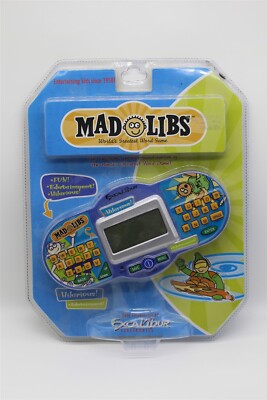 NEW Mad Libs Electronic Handheld Travel Game Toy World's Greatest Word Game NIP