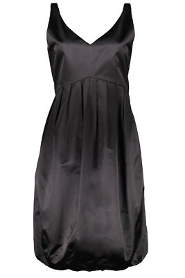 Pre-owned Burberry Silk Midi-dress In Black