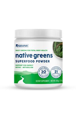 NativePath Native Greens, 215 g, 7.6 oz, 30 Servings