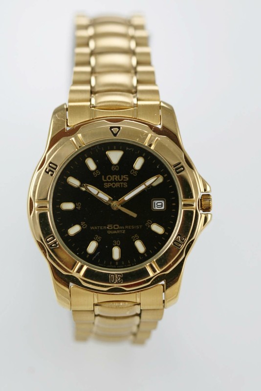 lorus sports watch 50m