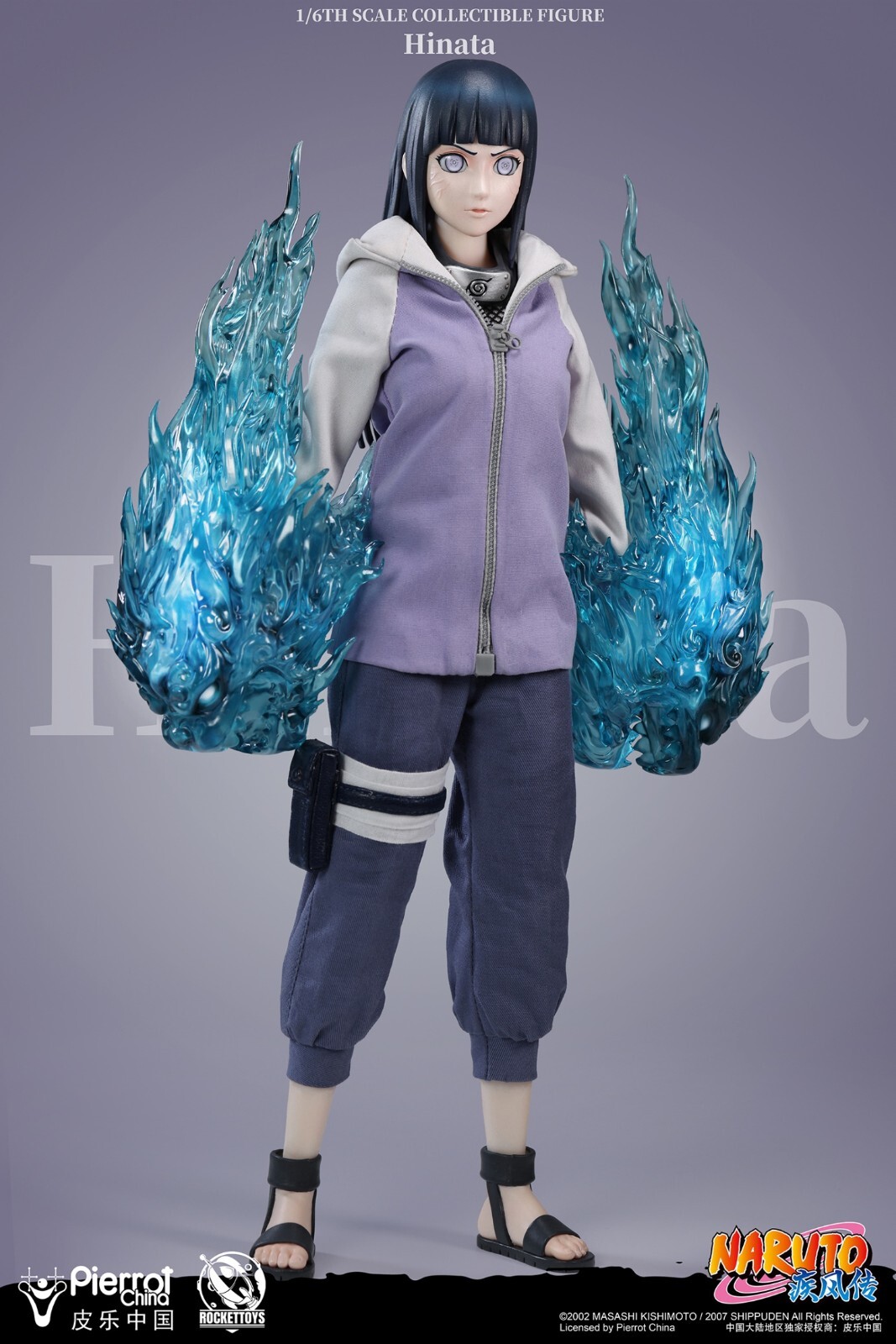 NARUTO Hinata 1/6スケールフィギュアROCKET TOYS Rocket Toys 1/6 Official Licensed Naruto Hyuga Hinata