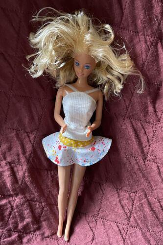 Vintage 1966 Mattel INC Barbie Doll Blonde Hair Blue Eyes w Vintage 1966 Mattel INC Barbie Doll Blonde Hair Blue Eyes w