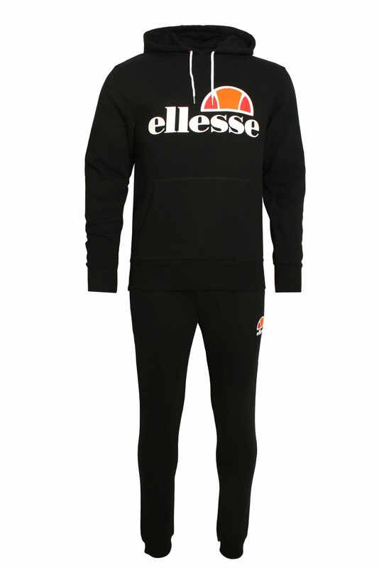 ellesse black tracksuit