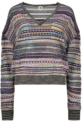 Pre-owned Missoni M  Sweater With V-neck In Purple