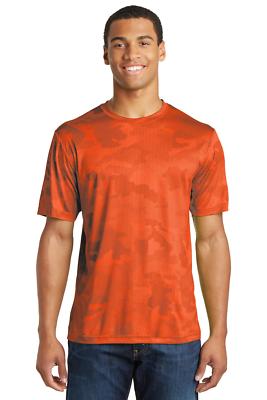 Sport-Tek Mens Dry Fit Camo Moisture Wicking Performance Workout T-Shirt M-ST370