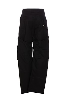 Pre-owned Off-white Cargo Track Pants In Black