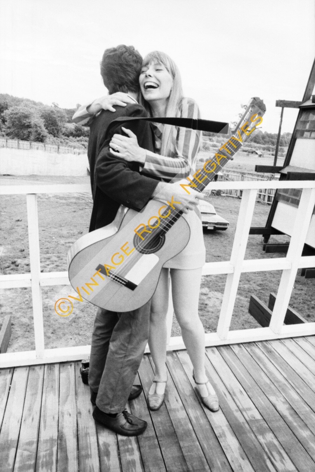 LEONARD COHEN & JONI MITCHELL Newport 1967 - MUSEUM-QUALITY
