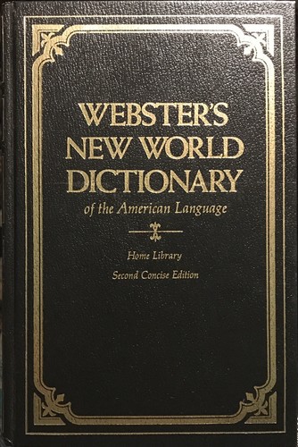 Webster's New World Dictionary Of The American Language Home