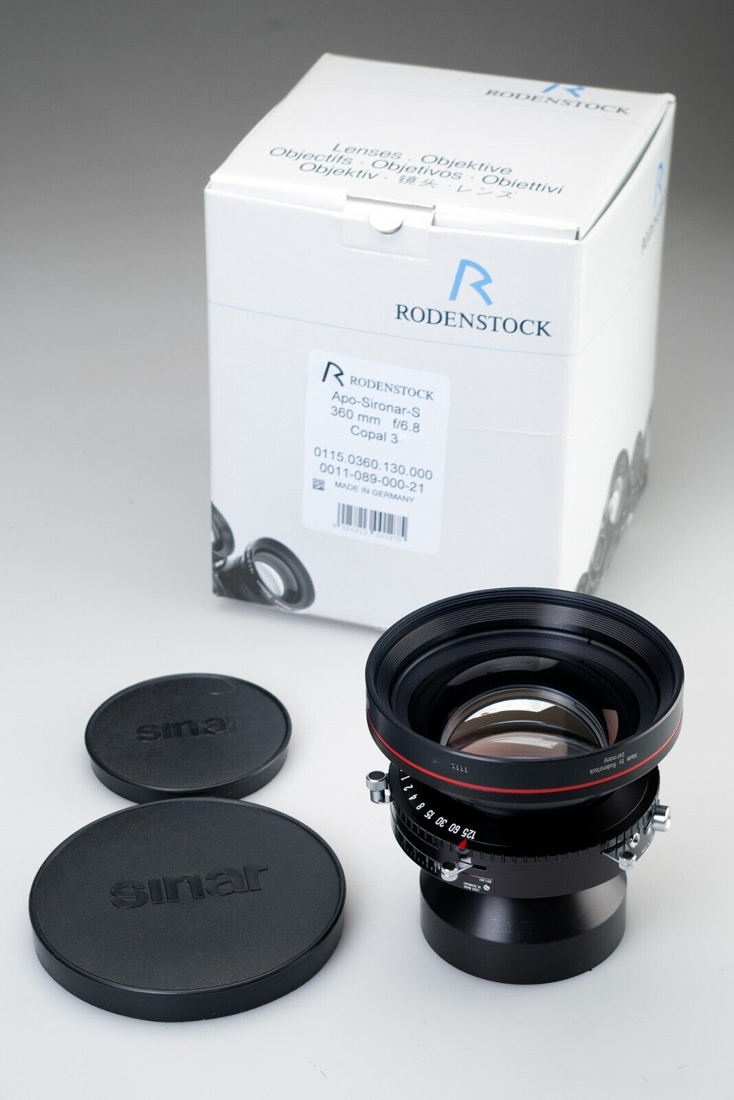 Sinaron SE AKA Rodenstock APO Sironar-S 360mm f/6.8 large Sinaron SE AKA Rodenstock APO Sironar-S 360mm f/6.8 large