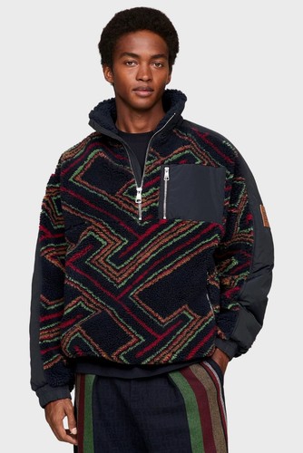 Pre-owned Pendleton Tommy X  York Stripe Th Monogram In Blau