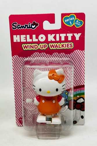Hello Kitty STRAPPIN 13個ラウンドワン スペシャル入り Hello Kitty Sanrio Wind-Up Walkies - Orange Kitty - Series 1