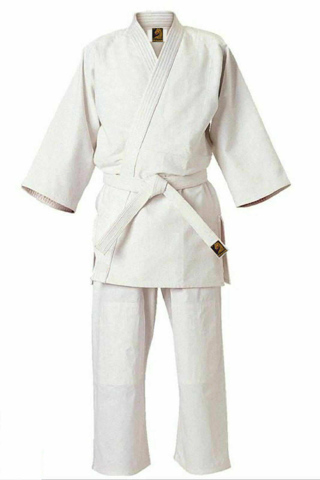 Judoanzug Weiss | Deluxe | 500g/m² | Judo Anzug komplett | Gr. von 110 - 200