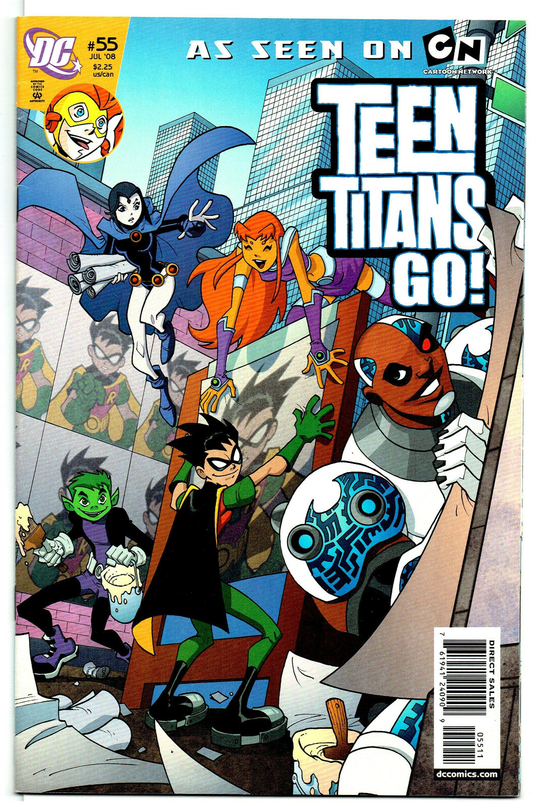 Teen Titans Go #55 (DC) July 2008, LAST ISSUE! Condition