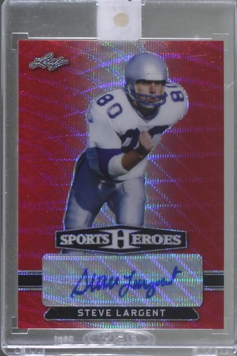 2018 Leaf Metal Sports Heroes Steve Largent #BA-SL1