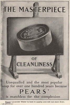 1904 Ad Hall's Vegetable Sicilian Hair Renewer No More Gray--Or Pears Soap