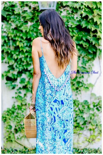 Pre-owned Lilly Pulitzer Allair Maxi Beach Dress Tortuga Time ? Size Xs,s In Multicolor