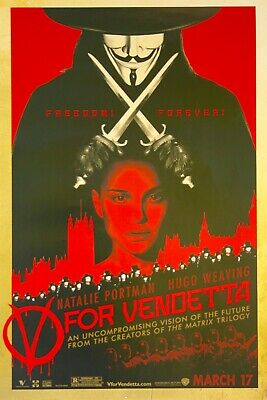 V For Vaendetta 2 - Poster (A0-A4) Film Movie Picture Art Wall Decor Actor