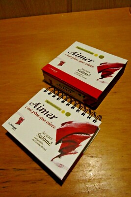 Aimer c'est plus que vivre; To love is more than to live; perpetual calendar