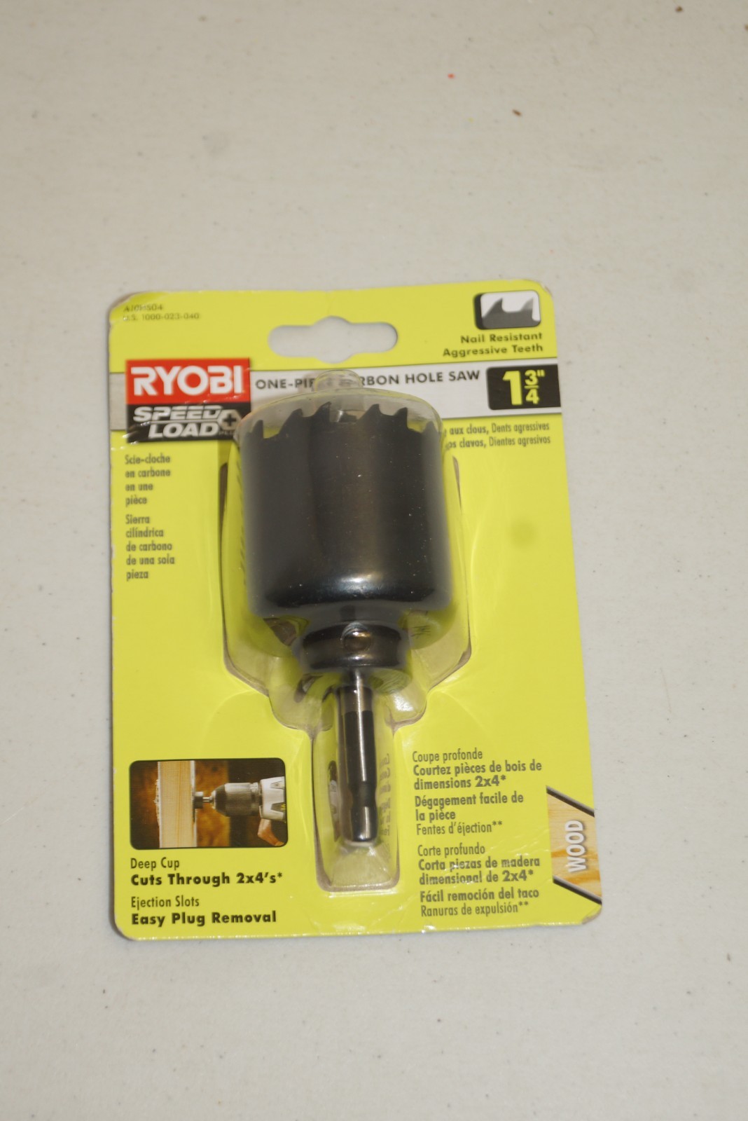 RYOBI 1-3/4 in. Carbon Hole Saw Model #A10HS04