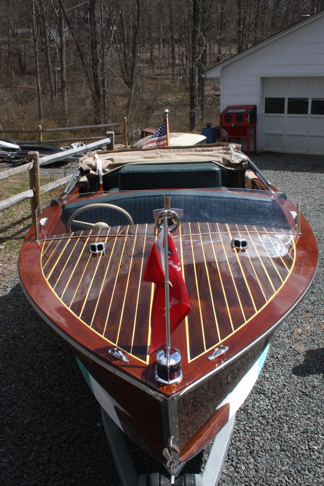 1955 17' Chris Craft Runabout Ski Boat