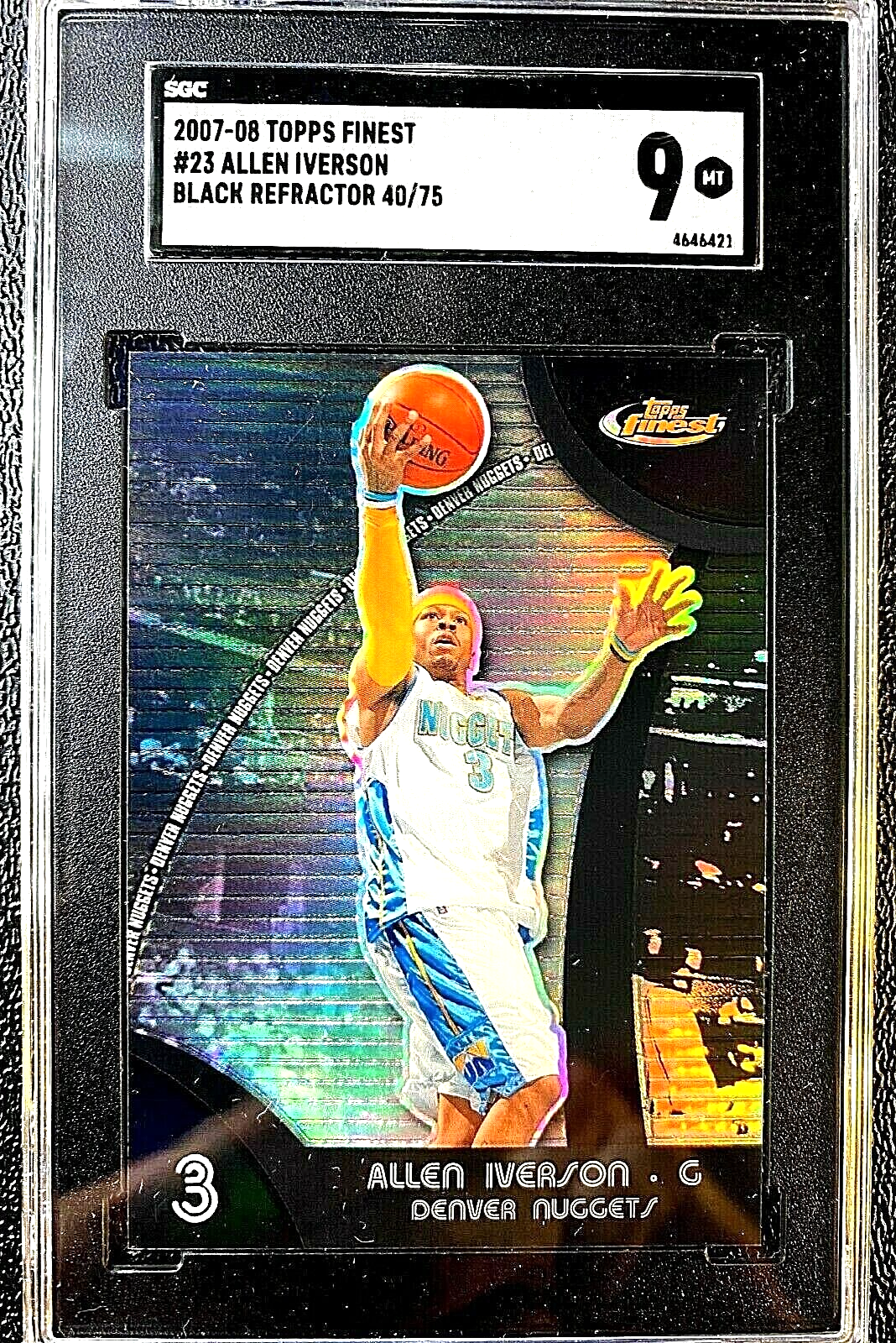 アレンアイバーソン NBAカード96-97 Topps Chrome PSA6（NBA