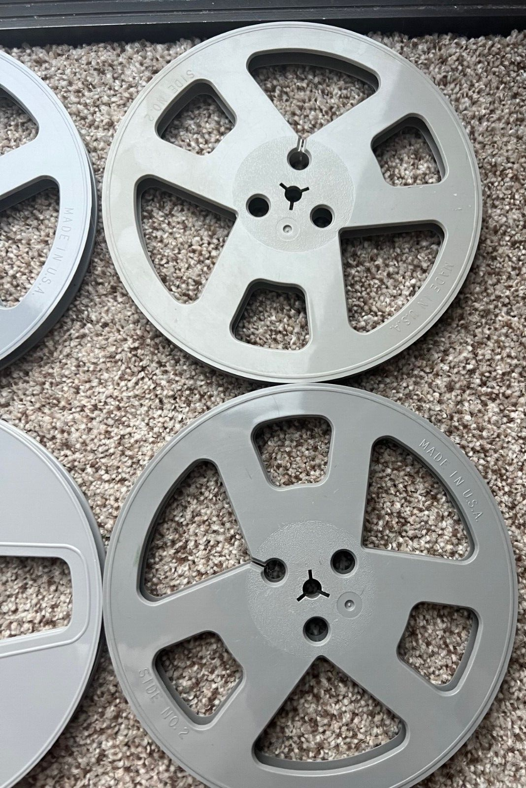 PLASTIC EMPTY TAKE-UP REEL 7 INCH Gray Assorted Brands One 1 Reel  (1 Reel Only)